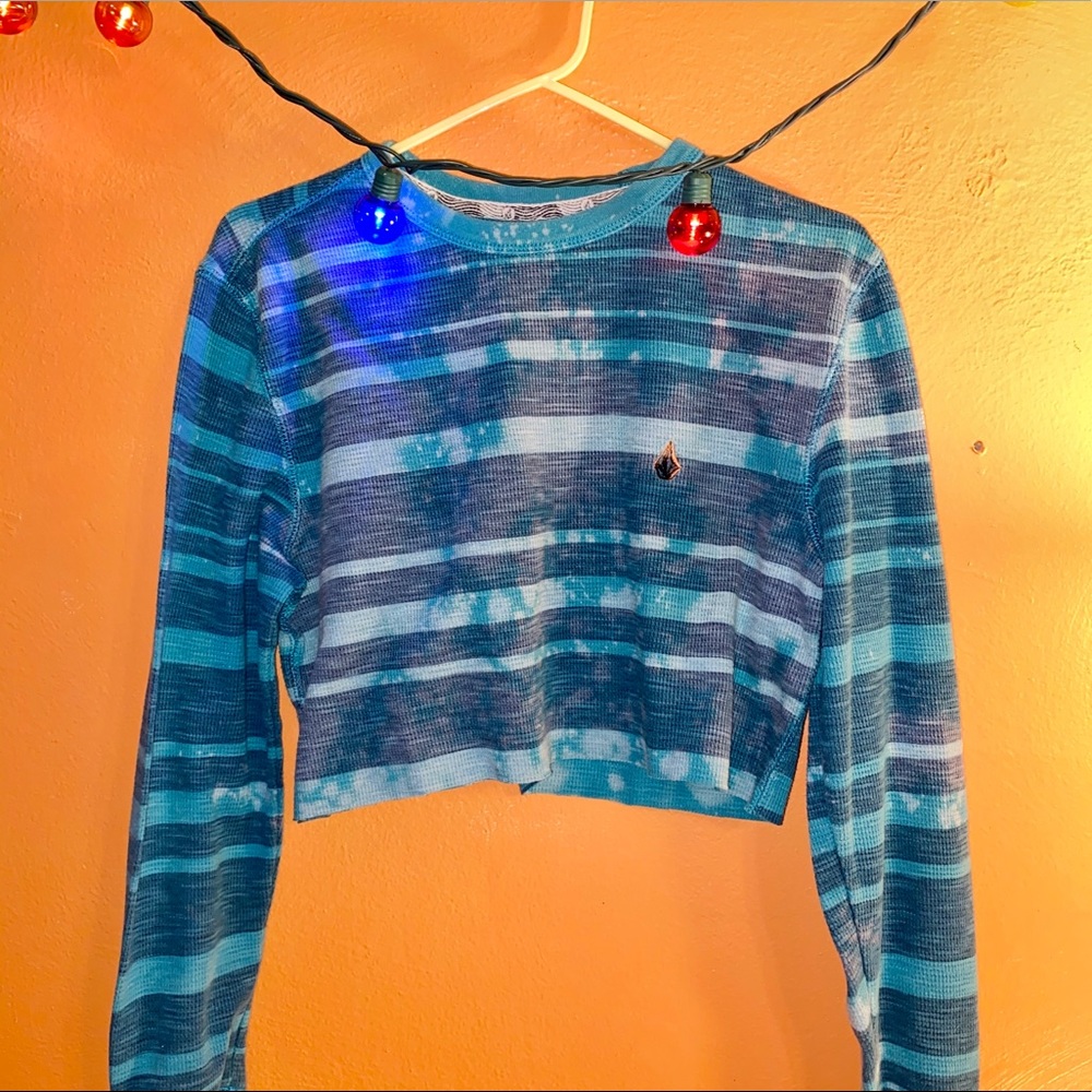 Hand dyed volcom shirt